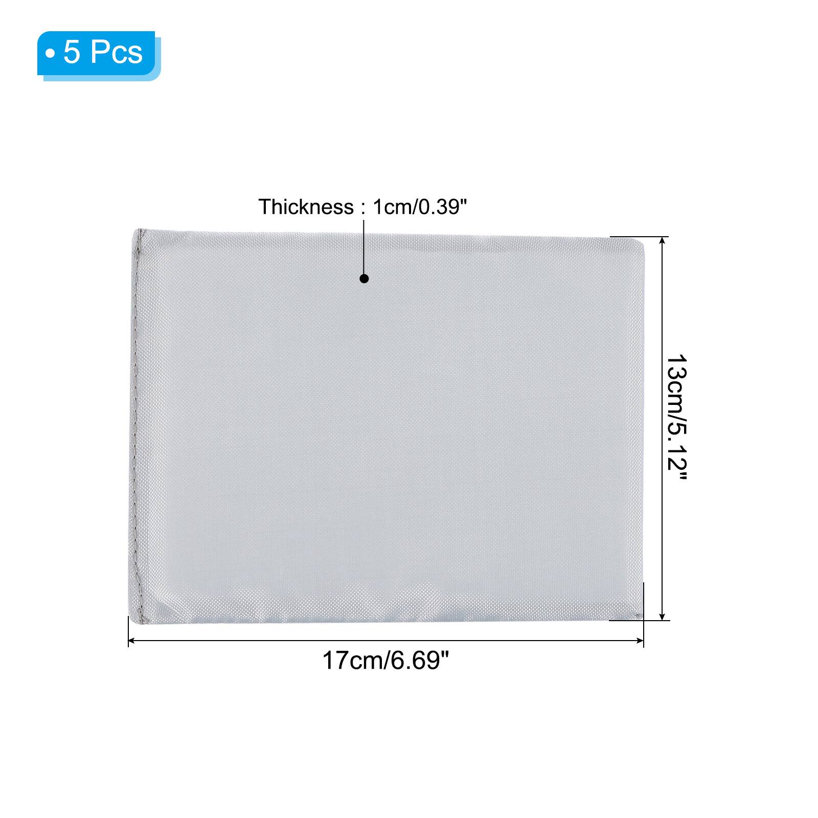 5 Pcs  
Thickness: 1cm/0.39"  
13cm/5.12" x 17cm/6.69"