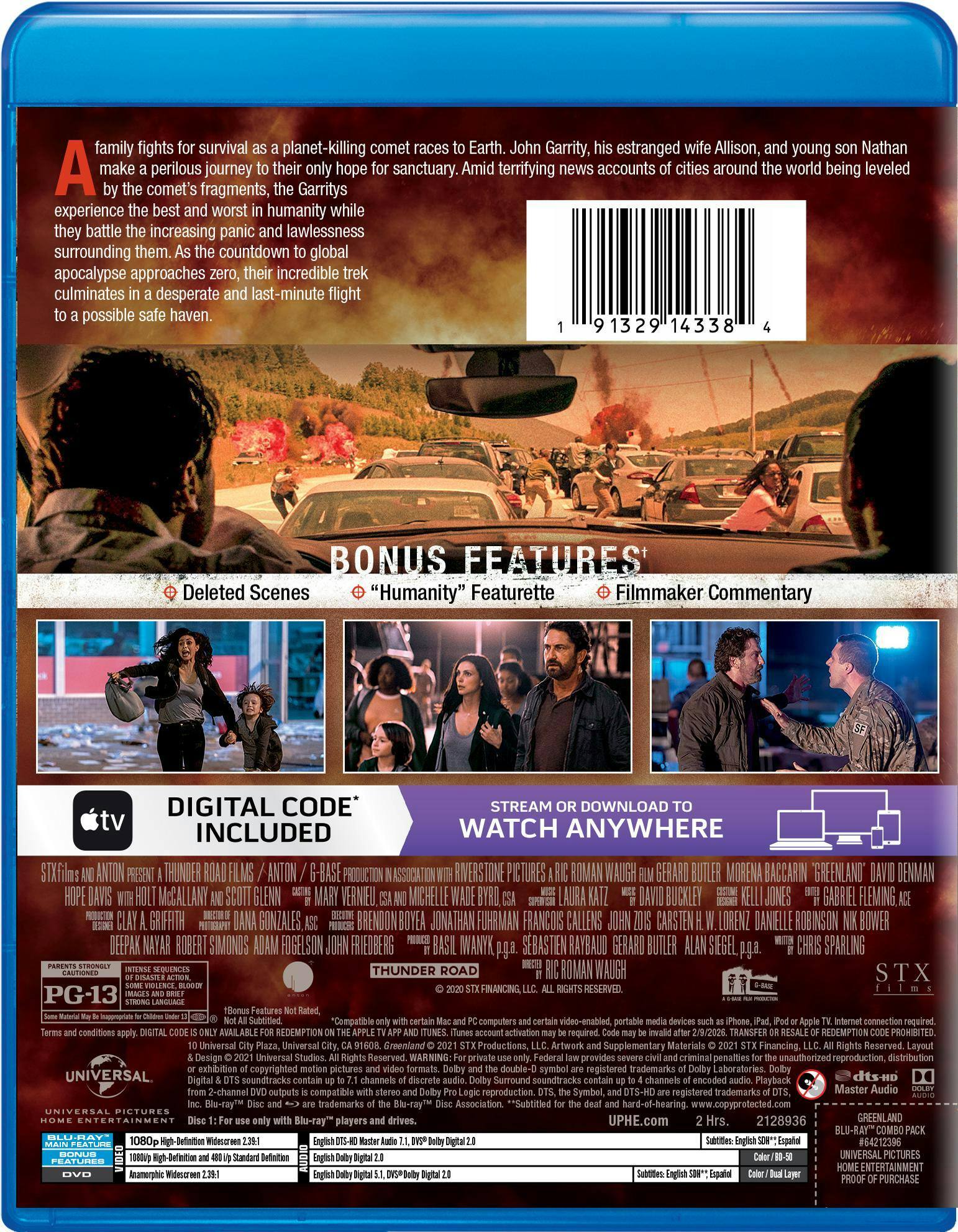 Back. Greenland   - BLU-RAY.