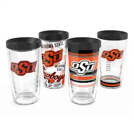 Tervis - Oklahoma State Cowboys Four-Pack 16oz. Classic Tumbler Set - Multicolor