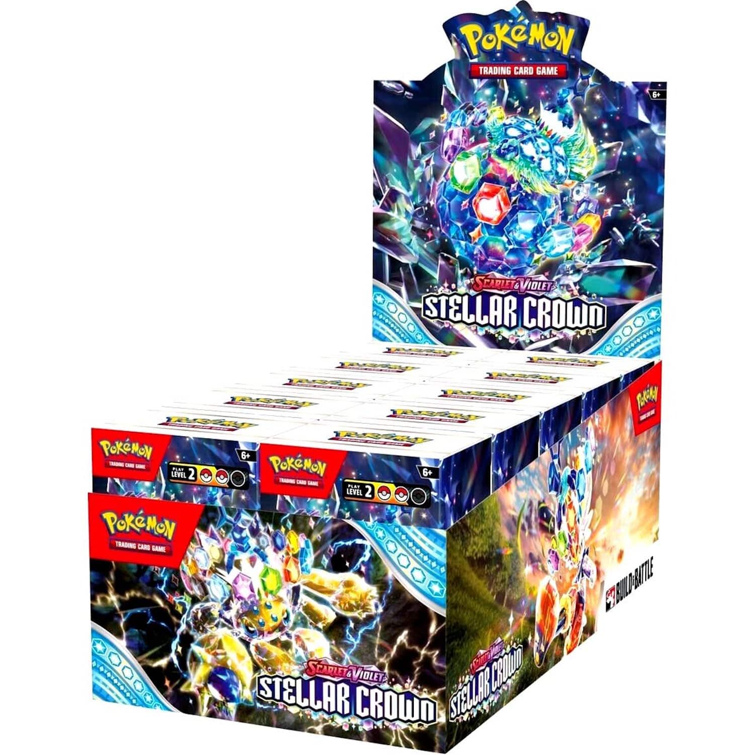 Pokémon - Pokemon TCG: Scarlet & Violet - Stellar Crown Build & Battle Display Box price history on PriceWatchPro