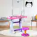 Alt View 14. Costway - 37 Key Electronic Keyboard Kids Toy Piano MP3 Input with Microphone and Stool - Pink.