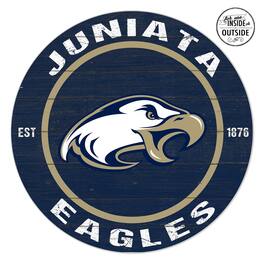 Jardine - Juniata Eagles 20'' x 20'' Indoor/Outdoor Circle Sign - Navy