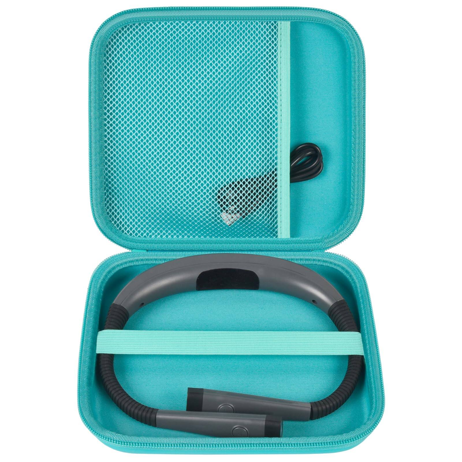 Front. MAGICAL RUBS - Case Compatible With Glocusent/for Vekkia/for Litom/for Ledgle/for Takkui/for Tsingree Led Neck Reading Light Book Fo... - Green.