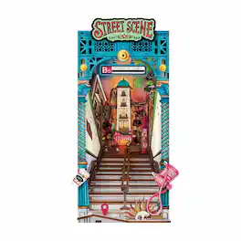 3D Puzzle - DIY 3D Book Nook Kit: Street Scene 196 pieces