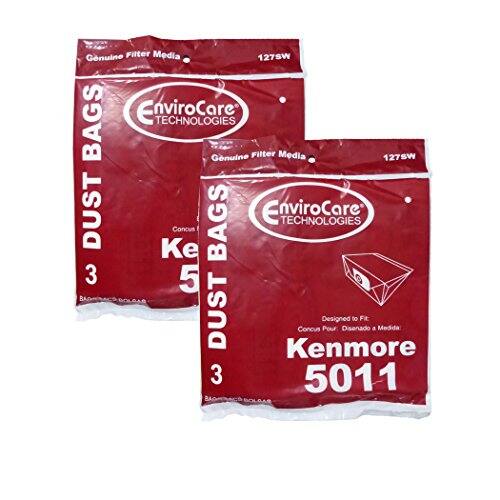 Genuine Filter Media 1275W BAGS Envirocore TECHNOLOGIES Genuine Filter Media 1275W DUST Envirocore Care BAGS TECHNOLOGIES Kenmore 3 5 DUST Kenmore Designed Pour Disenado to Fit a Medida 3 5011