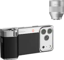 PGYTECH - 2X Telephoto Lens for iPhone 17 Pro, Optical Zoom Lens Attachment, Alloy Barrel - Aluminum