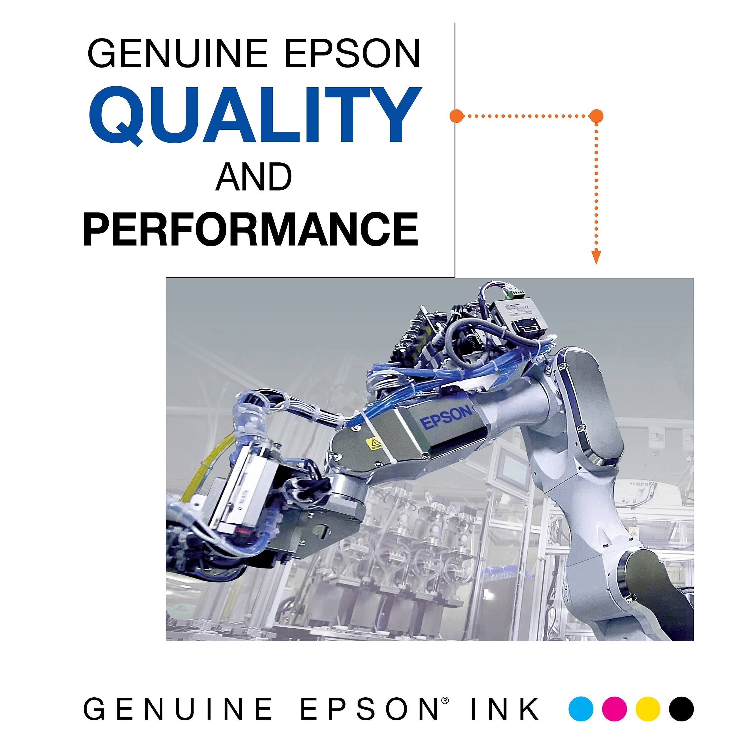 GENUINE EPSON QUALITY AND PERFORMANCE  
GENUINE EPSON INK