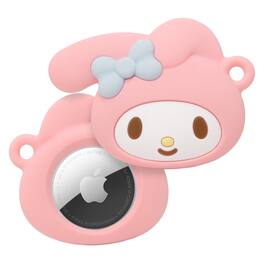 iFace - Sanrio My Melody Apple AirTag Case Accessory Silicone Protective Cover Cute Design with Carabiner Clip - My Melody (Pink)