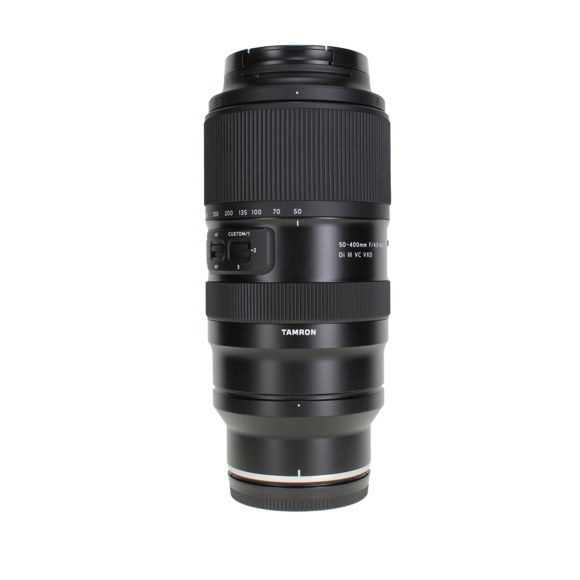 50-400mm f/4.5-6.3 Di III VC VXD  
TAMRON  
50 70 100 135 200 300  
CUSTOM 1  
-2  
3  
AF MF