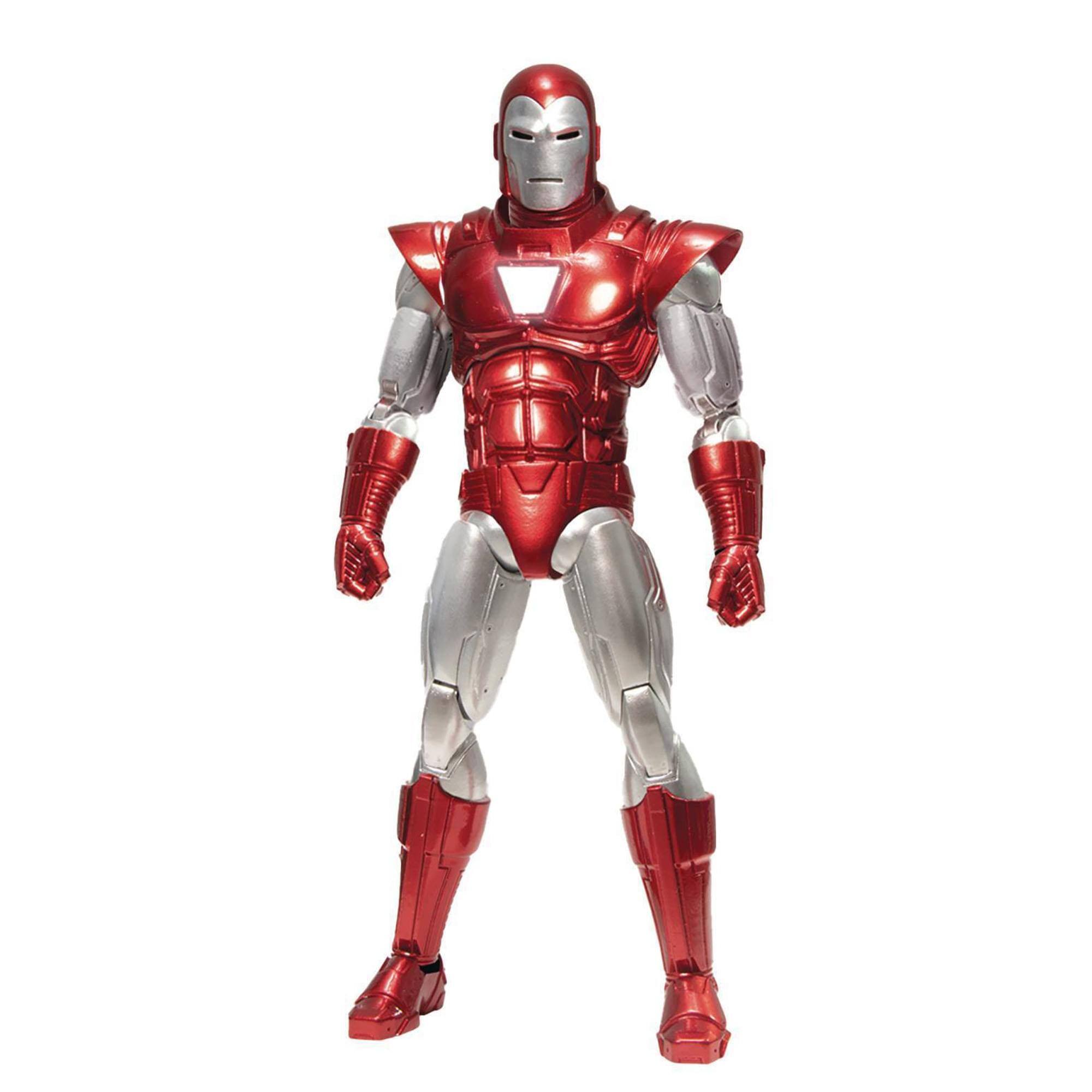 Front. Marvel - Marvel One:12 Collective | Iron Man: Silver Centurion Edition - Red.