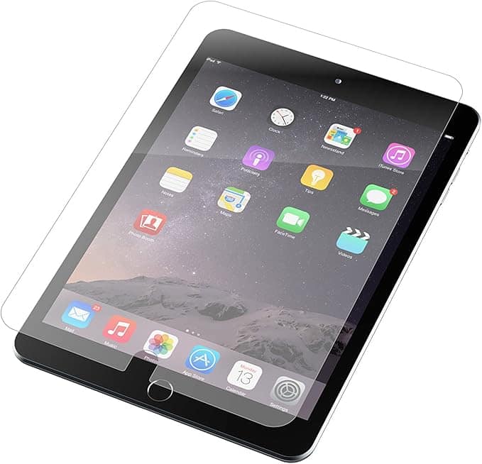 ZAGG - Screen Protector FIT Apple iPadmini (5h GEN) & 4 Glass HD Clarity ScreenProtection - Clear