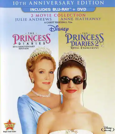 Front. The Princess Diaries: 10th Anniversary Edition 2-Movie Collection - BLU-RAY.