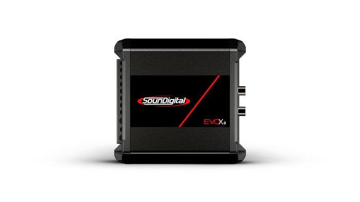 SounDigital - 400.4 EVOX2 4 OHM 400 Watt RMS 4 Channel Amplifier - Black