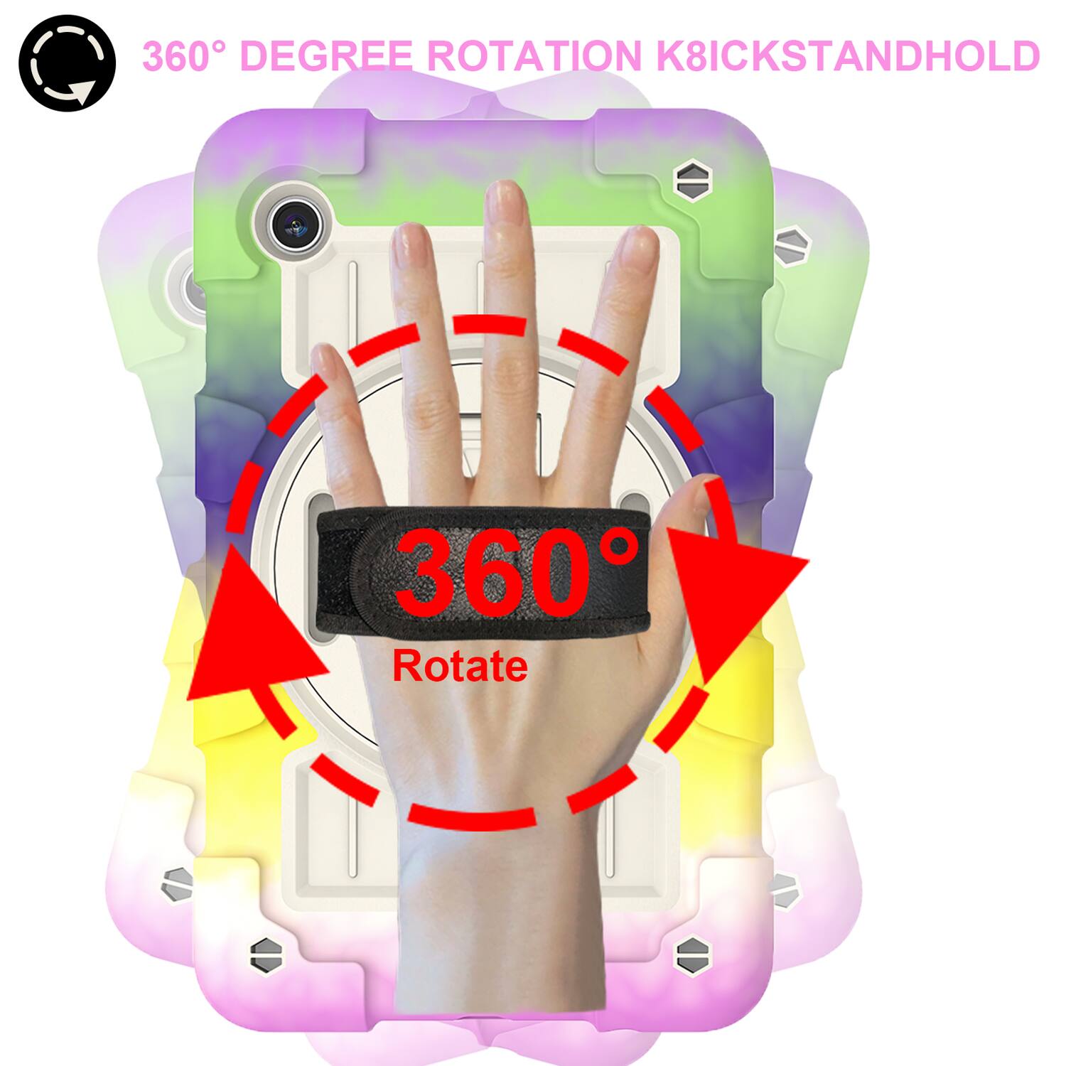 360° DEGREE ROTATION K8ICKSTANDHOLD

360°

Rotate
