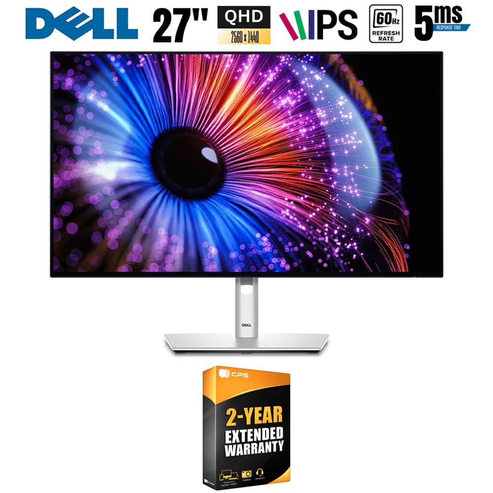Dell - U2724DE UltraSharp 27 Thunderbolt Hub Monitor w/ 2 YR Warranty Bundle