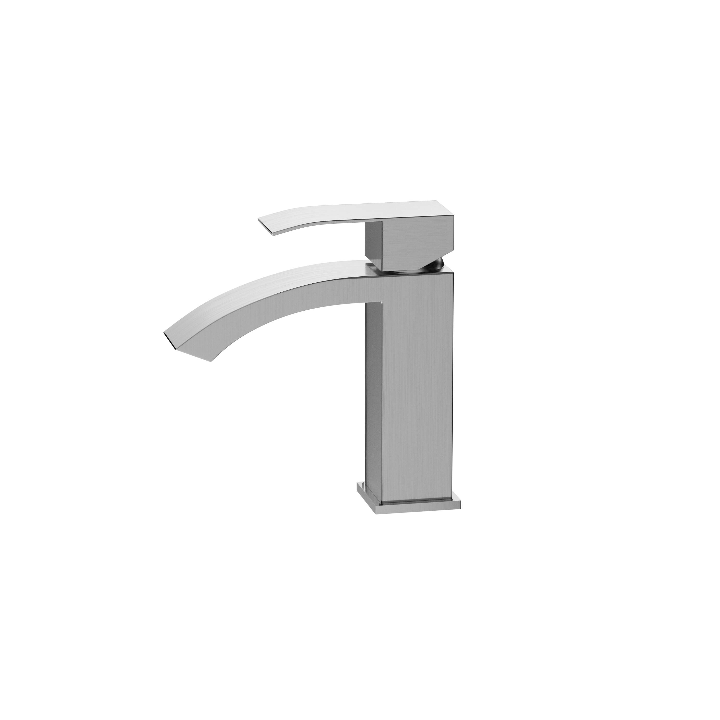 Alt View 5. Bothwa Home - Bothwa Home BF-HD1203-BN 6 - Inch Idris Single Handle Bathroom Faucet in Brushed Nickel Finish - Brushed Nickel.