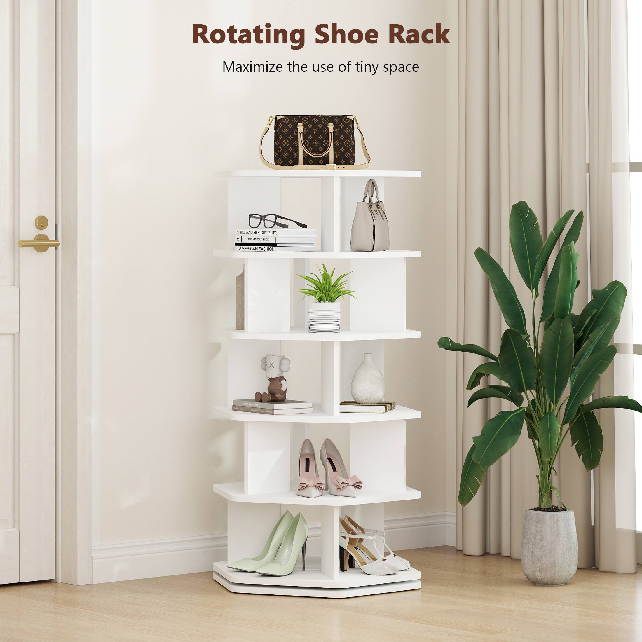 Rotating Shoe Rack
Maximize the use of tiny space
- - C : .. . - - !