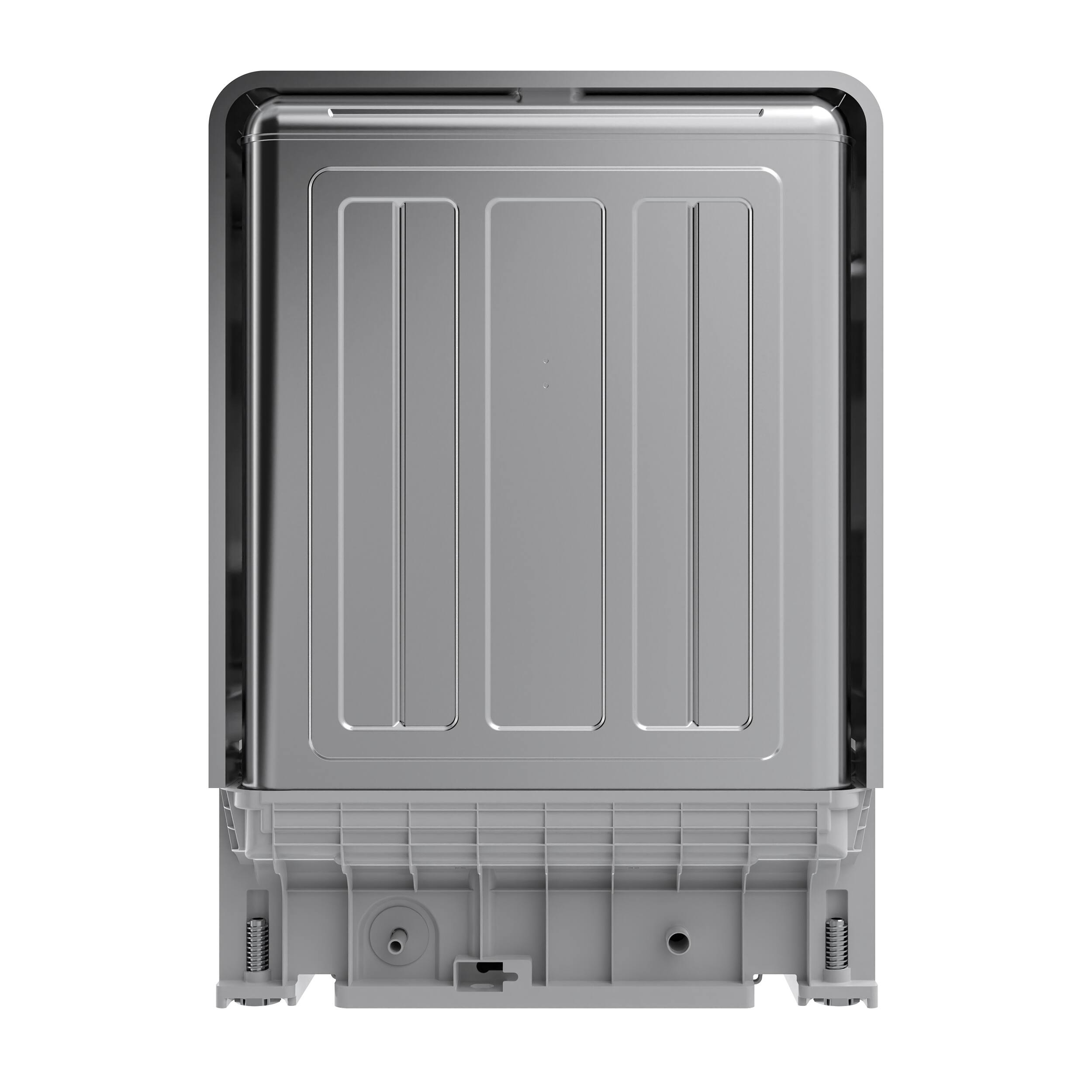 Back. Forno Appliances - Rivestito 24 Inch Top Control Built-In Panel Ready Dishwasher with Stainless Steel Interior, 45 dBA - Stainless steel.