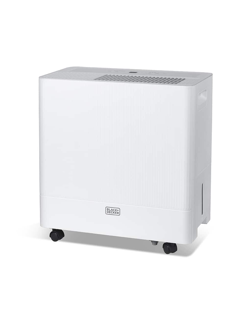 Black+Decker - 50-Pint Portable Dehumidifier, Dehumidifier for Home up to 4500 Sq. Ft. Coverage - White
