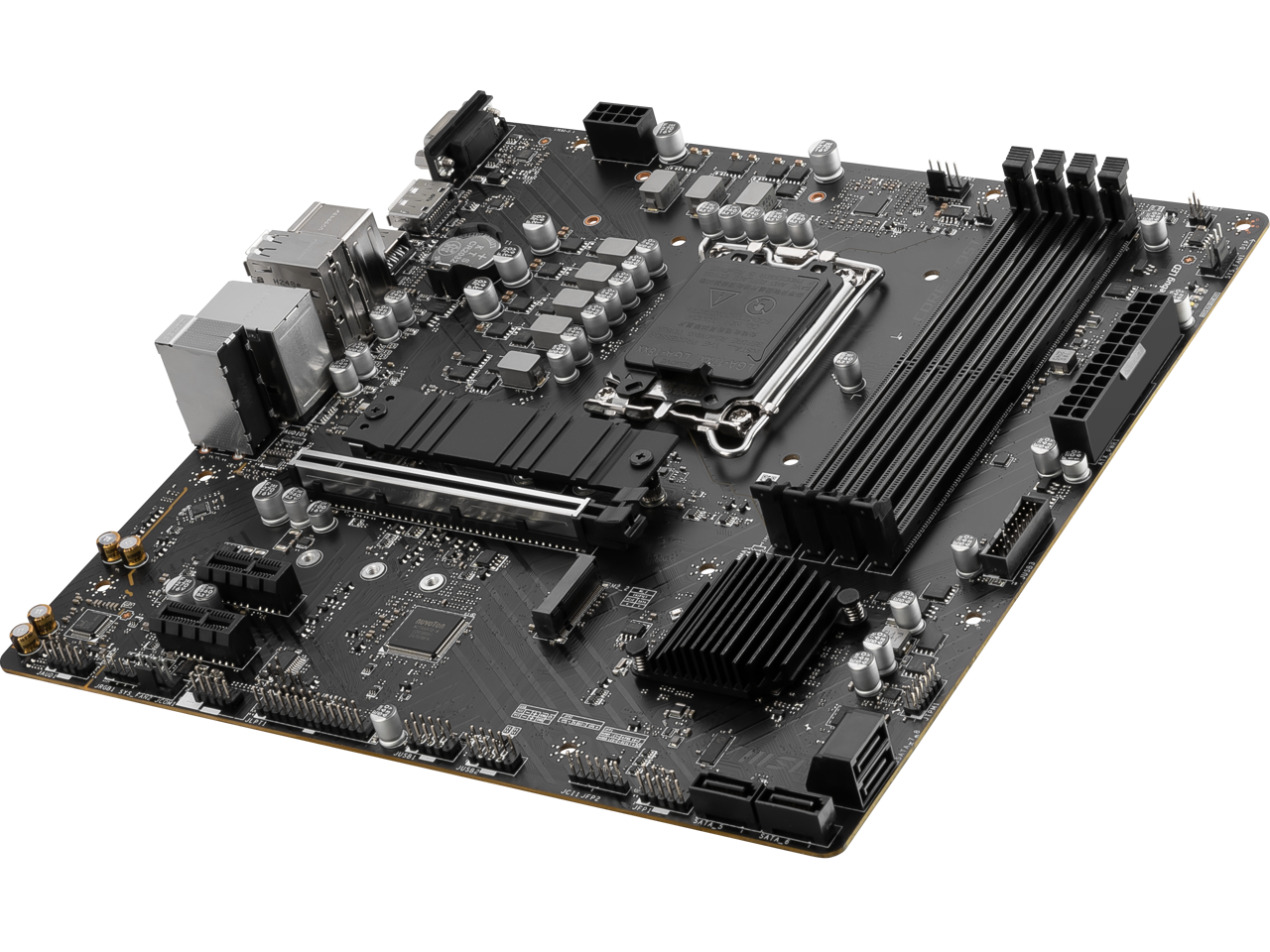 Alt View 5. MSI - MSI PRO B760M-P LGA 1700 Intel B760 SATA 6Gb/s Micro ATX Motherboard.