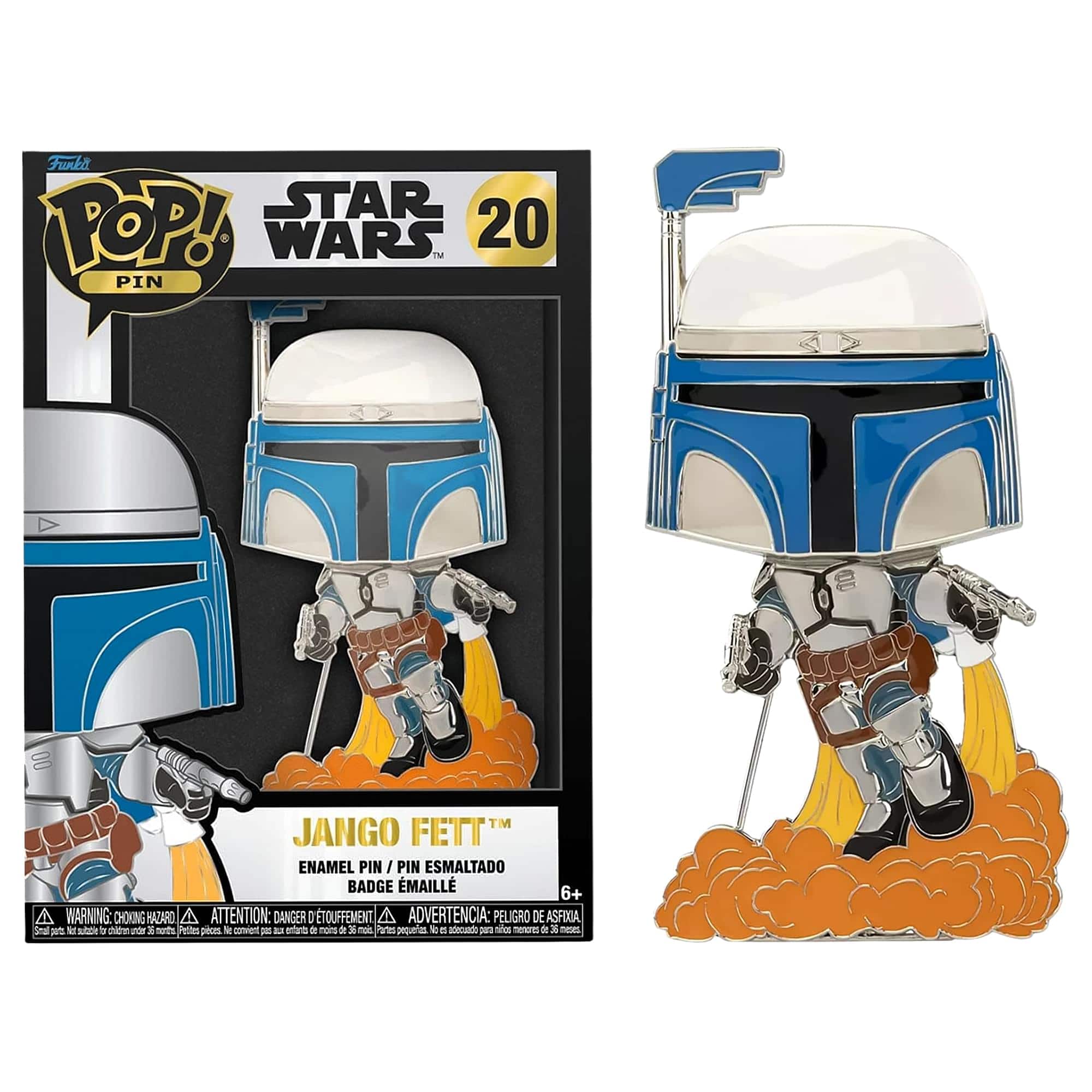 Star Wars 3 inch Funko POP Pin | Jango Fett - Blue price history on PriceWatchPro