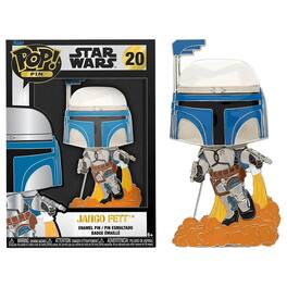 Star Wars 3 inch Funko POP Pin | Jango Fett - Blue