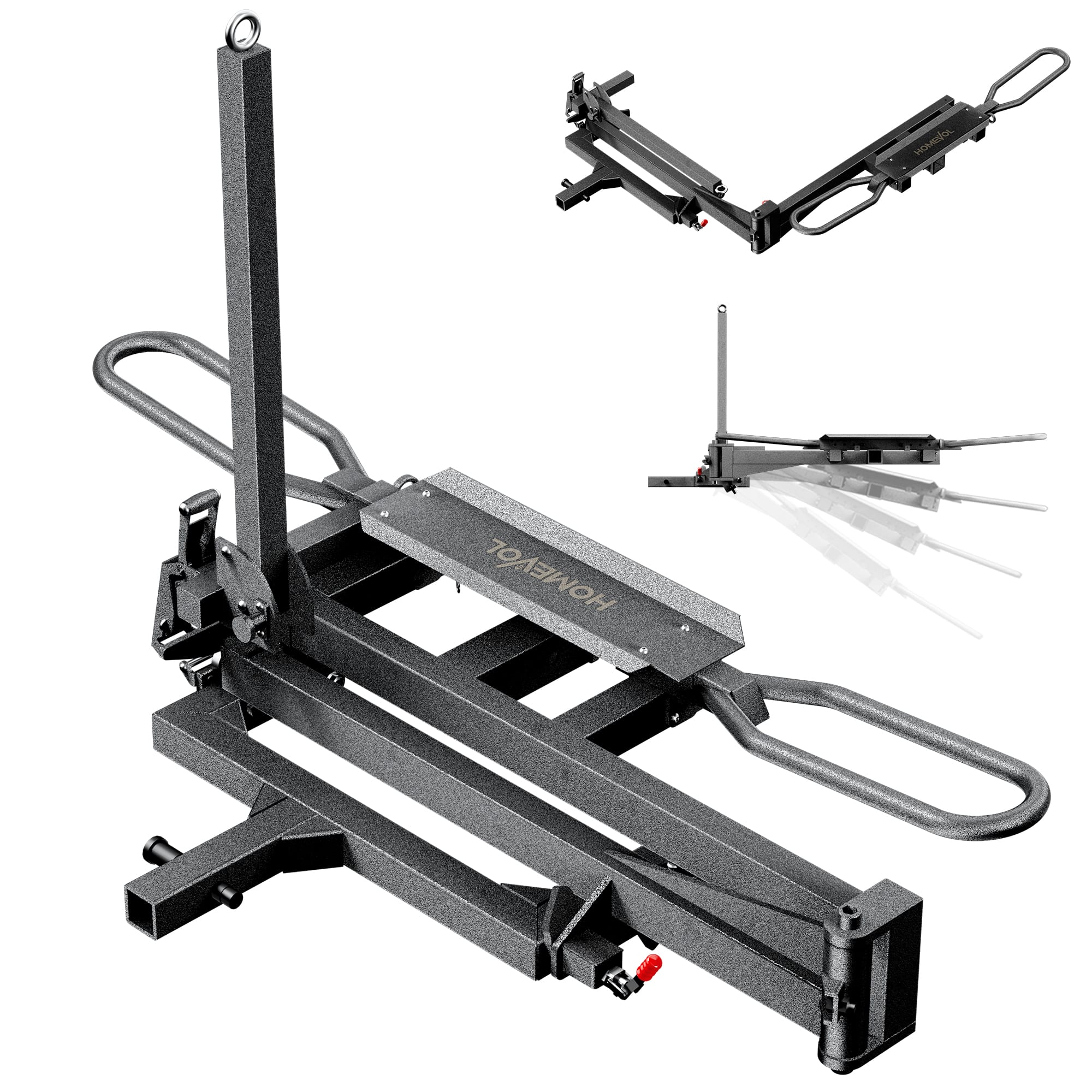 Homevol - Heavy-Duty 330 LBS Hitch Bike Rack, Smart Tilt Design, Adjustable Tray & 4-Lock Safety - Black price history on PriceWatchPro