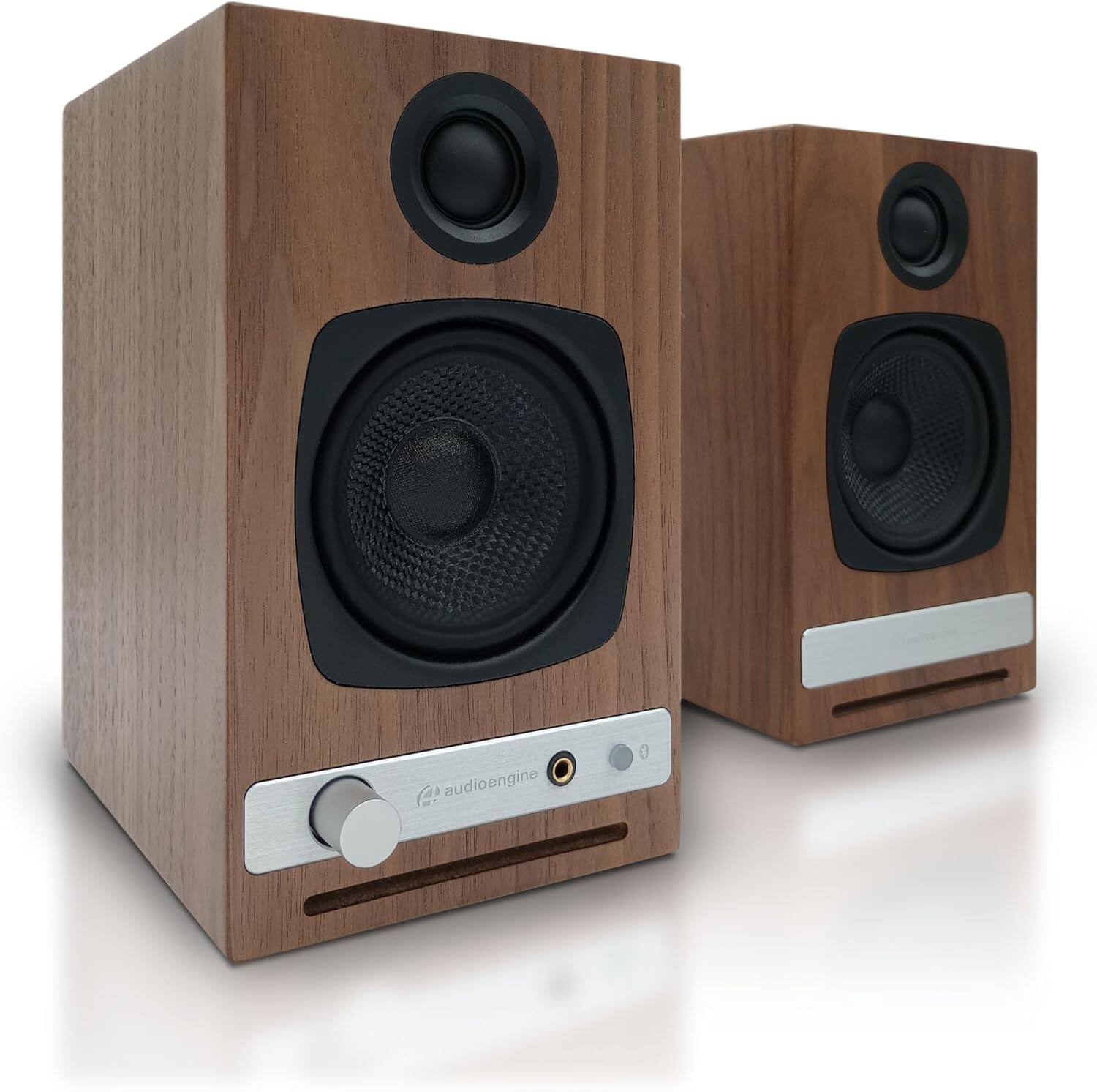 Front. Audioengine - HD3 Next Gen Premium Desktop Speakers System w/Bluetooth aptX-HD (A2-HD) - Walnut.