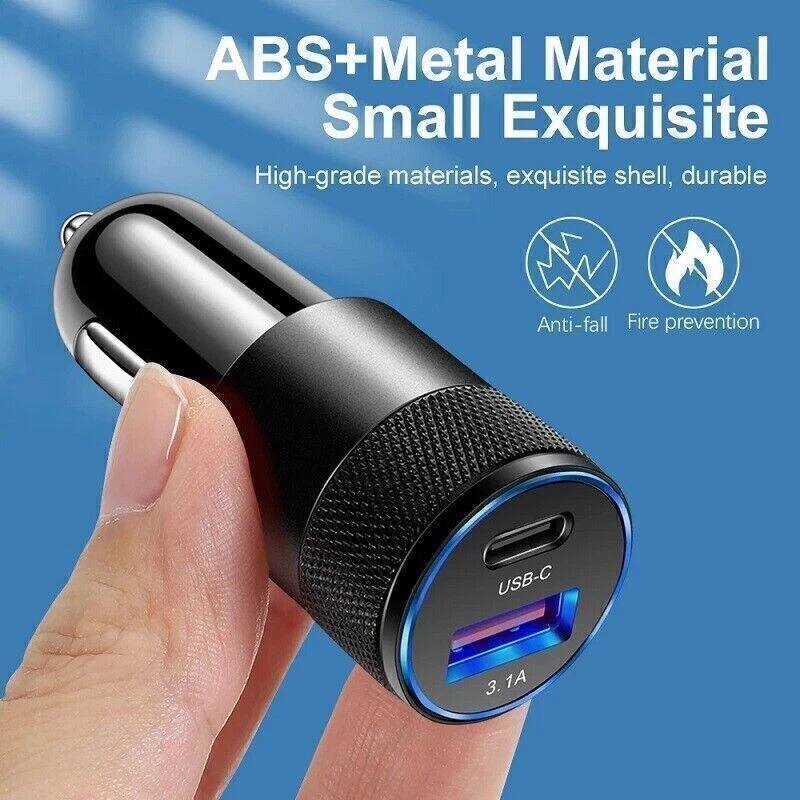 ABS+Metal Material  
Small Exquisite  

High-grade materials, exquisite shell, durable  

Anti-fall  
Fire prevention  

USB-C  
3.1A