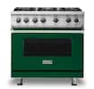The text on the image is "VIKING" which is the brand name of the oven.