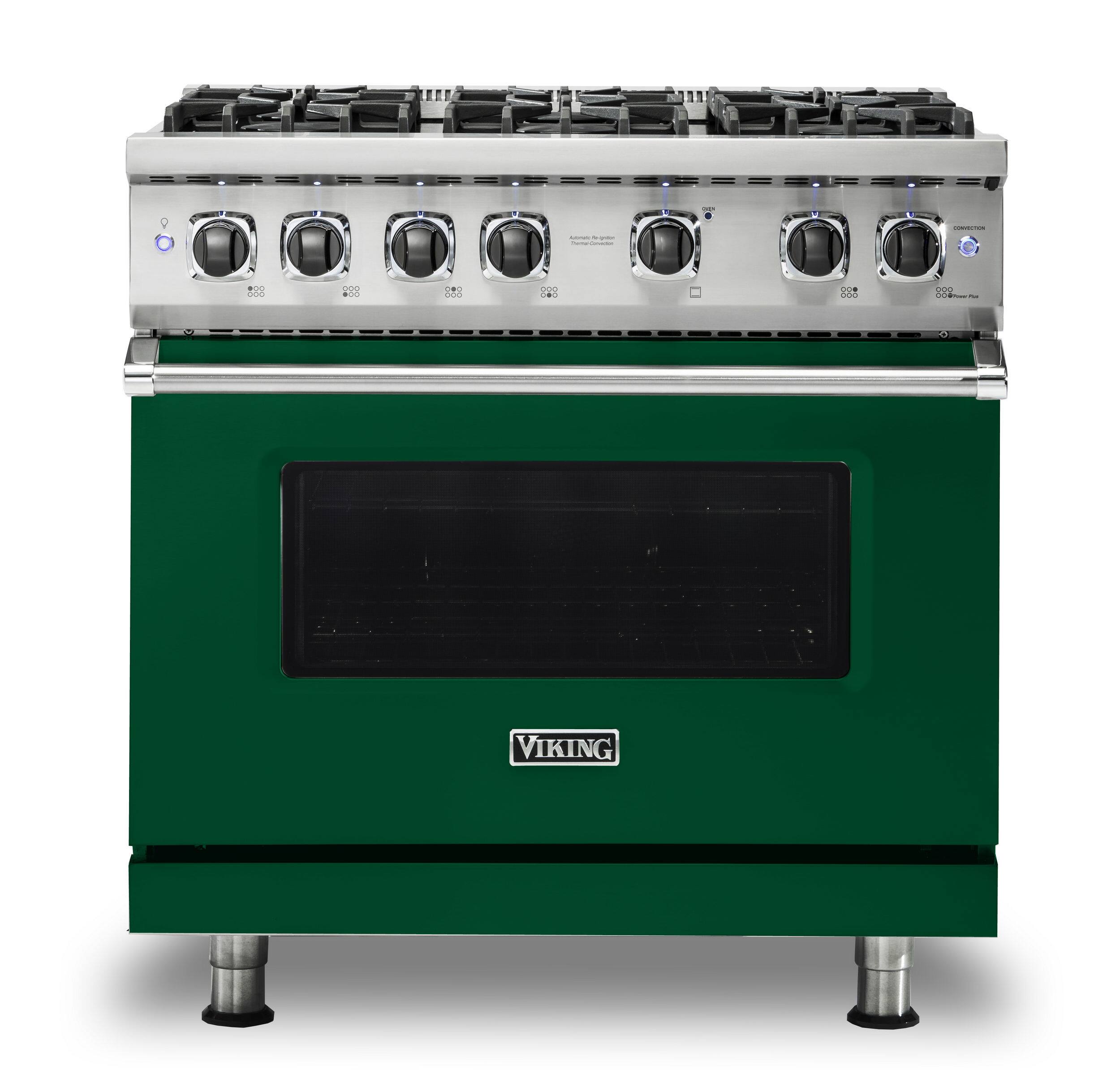 Viking - 5-Series Gas Sealed Burner Range - Ivy