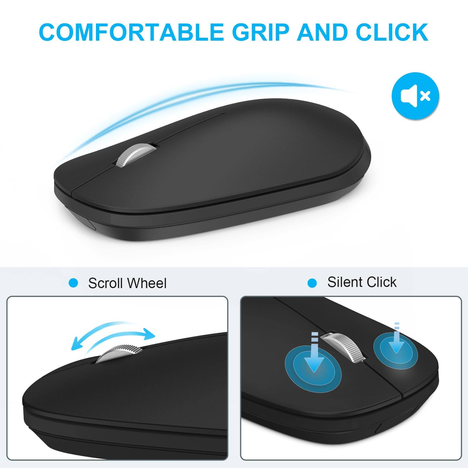 Pacoar Cade Wireless And Mouse For Ipad 11th 10th Generation Air (13/11 ...