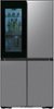 Samsung - Bespoke 29 Cu. Ft. 4-Door Flex French Door Refrigerator with Beverage Zone and Auto Open Door - Stainless Steel