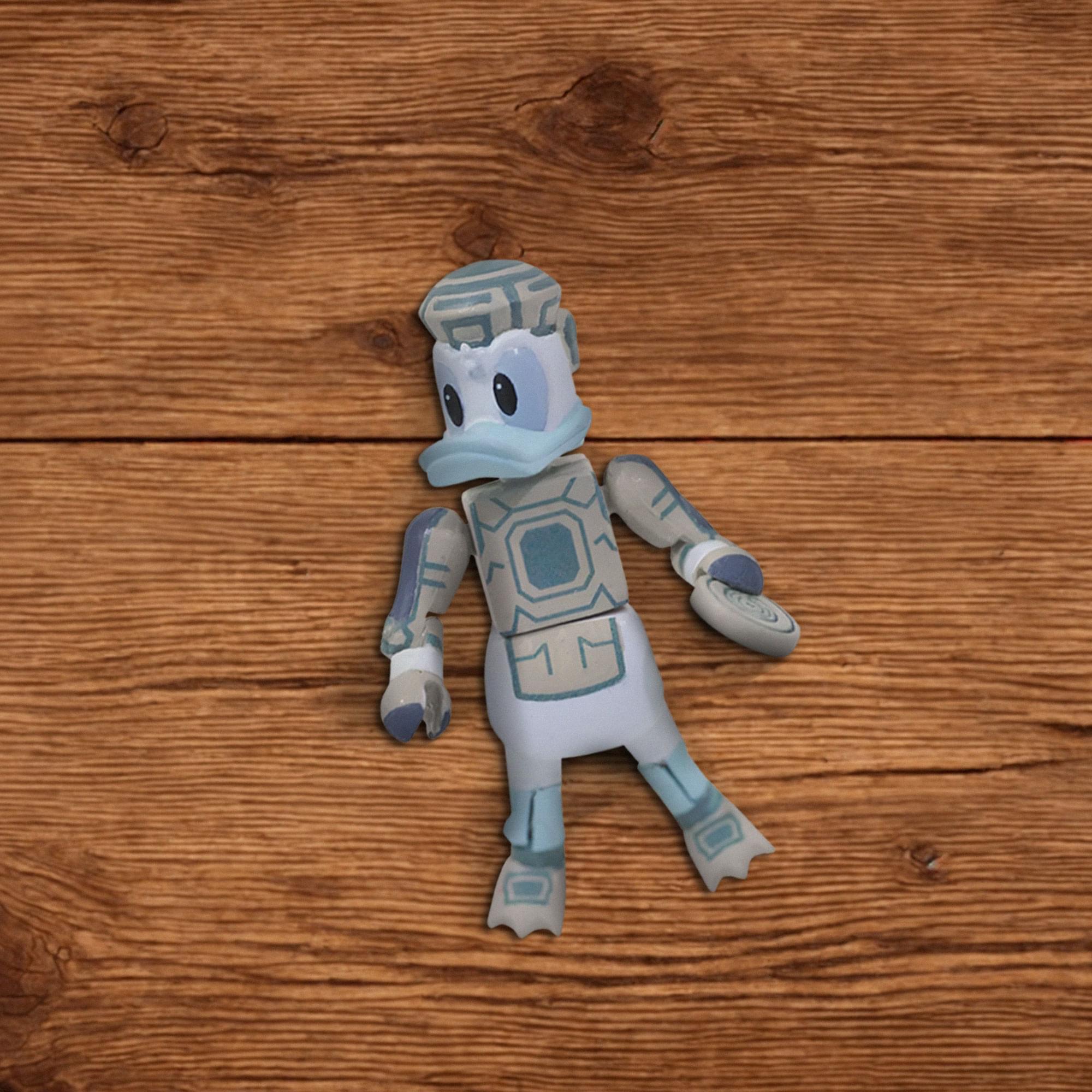 Alt View 3. Diamond Select Toys - Kingdom Hearts Minimates Series 1 | Space Paranoids Donald & Tron - Blue.