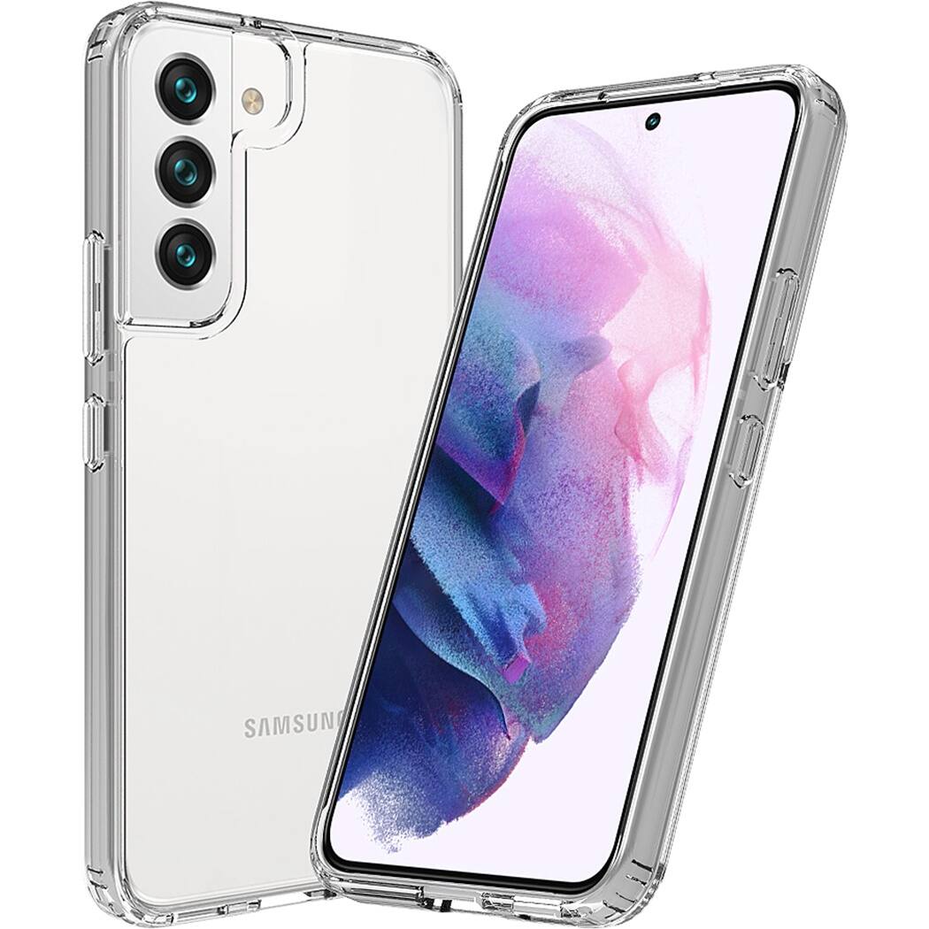 Alt View 15. SaharaCase - Hybrid-Flex Hard Shell Case for Samsung Galaxy S22+ - Clear.