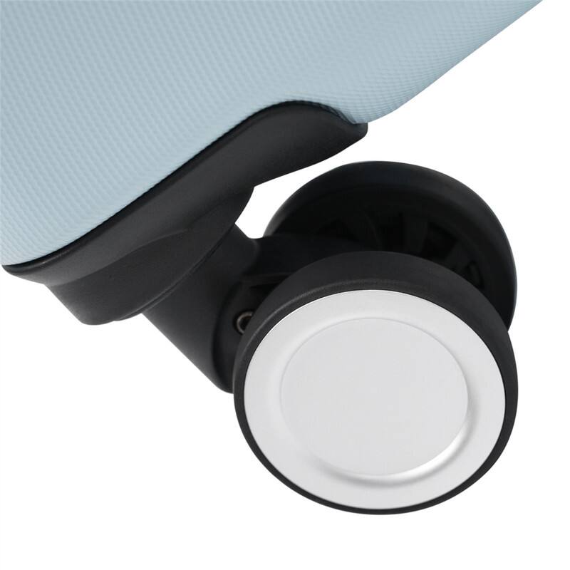 Alt View 10. HTUTWOO - Hardshell Luggage Sets 3 Piece-Double Spinner Wheels Suitcase with Handle Password Lock,Lightweight 20"+24"+28" Luggages - Light Blue.