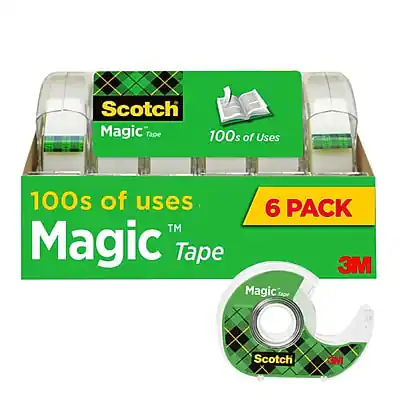 Scotch Magic Tape
100s of Uses
6 PACK
Magic Tape
3M
Scotch
