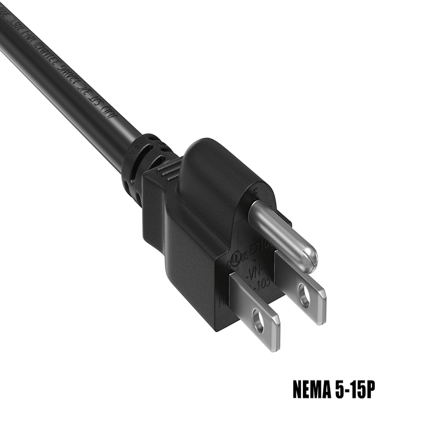 CE JUPA (VI CHIVIE 12AWG NE N15 15 Cl usE210 E210 Ous -VN -105 NEMA 5-15P

NEMA 5-15P