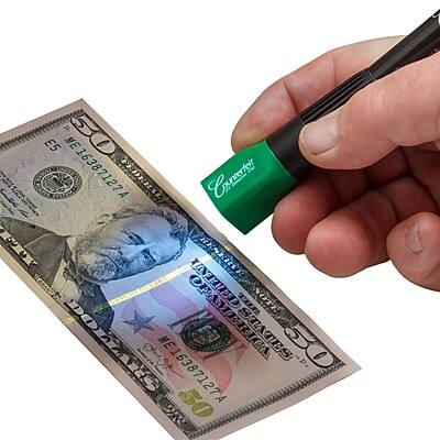 Sure, here is the corrected and grouped text:

**Front of the Bill:**
- FEDERAL RESERVE NOTE
- UNITED STATES OF AMERICA
- FIFTY DOLLARS
- 16387127A
- 50
- (Signature of the Treasurer)
- (Signature of the Secretary of the Treasury)

**Back of the Bill:**
- FIFTY DOLLARS
- 16387127A
- (Image of the White House)
- (Image of the Lincoln Memorial)
- (Image of the Jefferson Memorial)
- (Image of the Washington Monument)

**Additional Text:**
- Counterfeit
- (Hand holding a marker with the word "Counterfeit" on it)