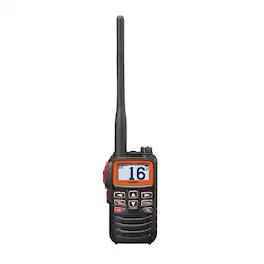 Standard Horizon - HX40 Handheld 6W Ultra Compact Marine VHF Transceiver with FM Band - Black
