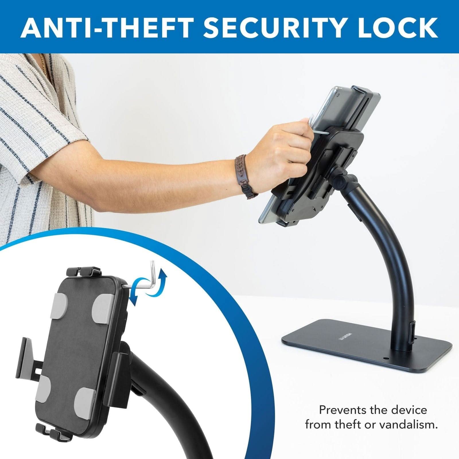 ANTI-THEFT SECURITY LOCK

Prevents the device from theft or vandalism.