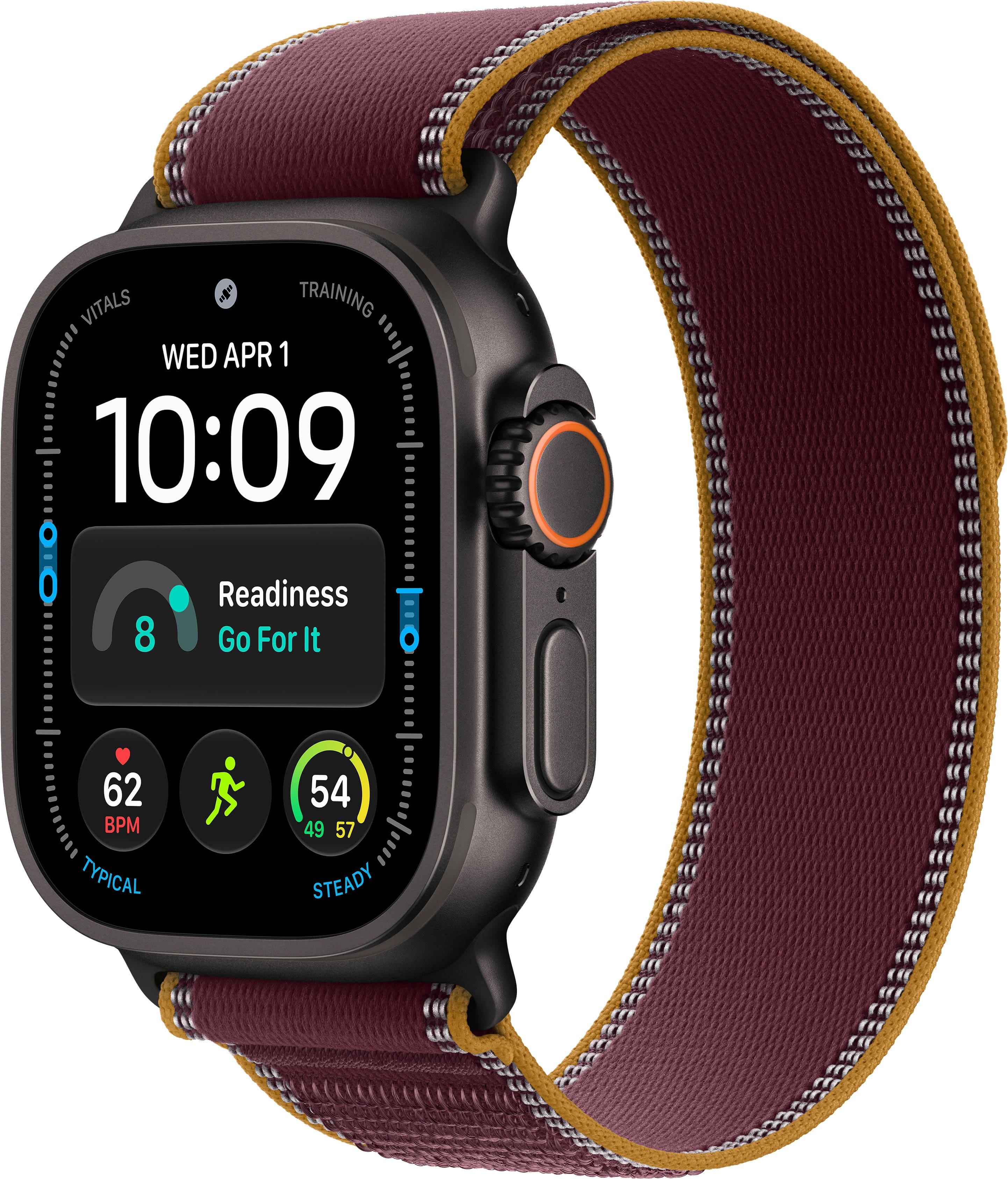 Black - Titanium - Trail Loop - Burgundy