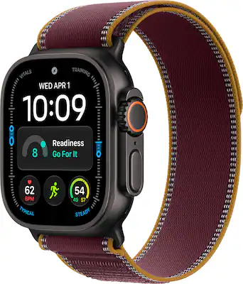 VITALS
TRAINING
WED APR 1
10:09
Readiness 8
Go For It
62 BPM TYPICAL
54 49 57 STEADY