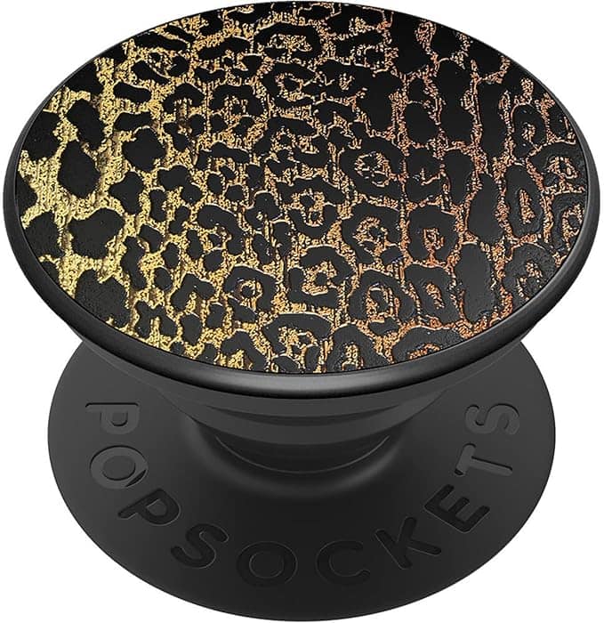PopSockets - PopSocket PopGrip Embossed Metal - Leopard
