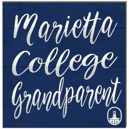 Jardine - Marietta College Pioneers 10'' x 10'' Grandparent Plaque - Navy