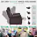 GET ANY RECLINE ANGLE YOU DESIRE by using a lift control
180° Lying Flat
120° Watching TV
90° Reading
45° Assistance with standing
Napping
Watching TV
Reading
Lift Assist