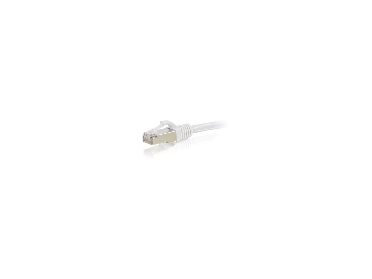 Alt View 2. Cables to Go - C2G 00915 Cat6 Cable - Snagless Shielded Ethernet Network Patch Cable, White (2 Feet, 0.60 Meters).