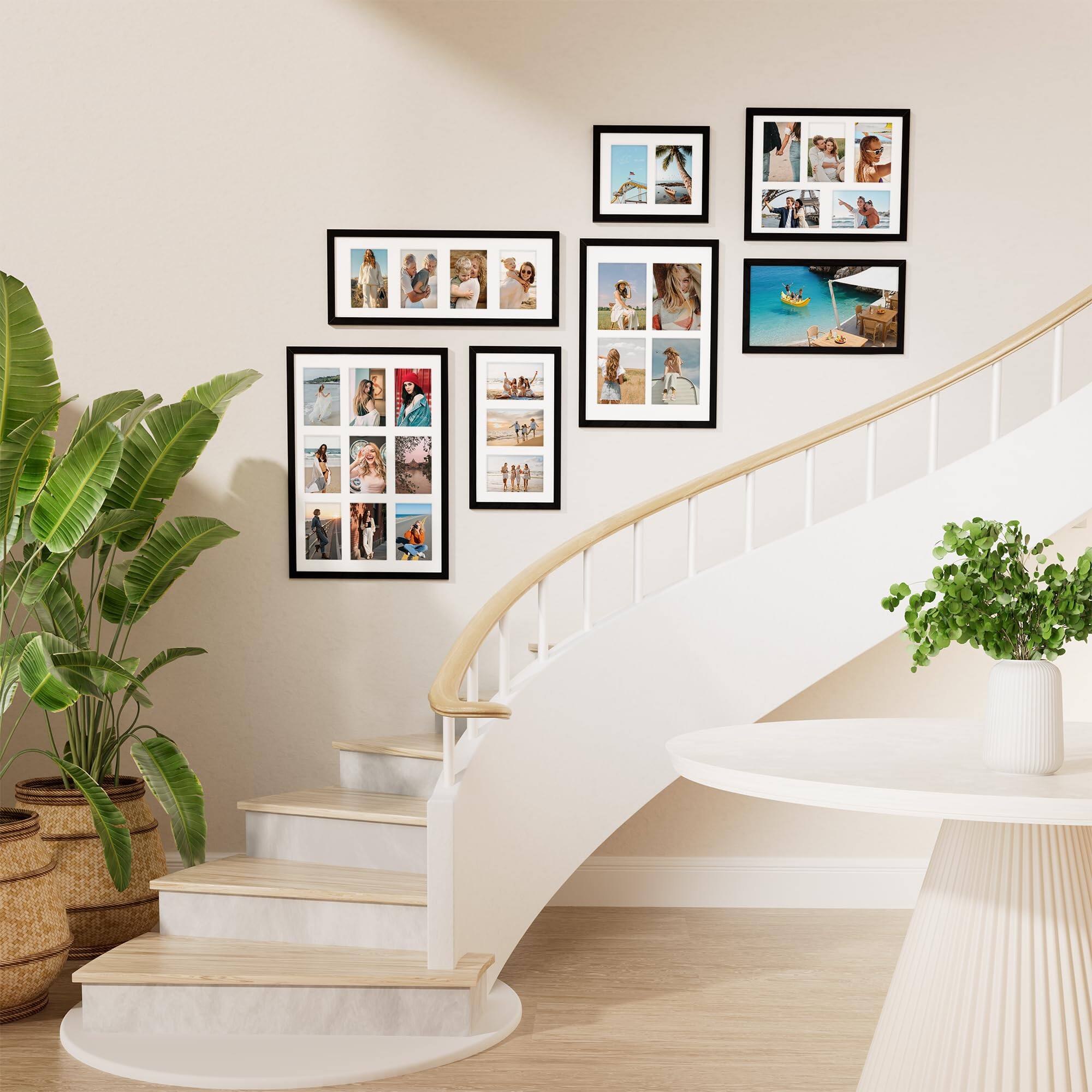 Stylel Star Picture Frames Collage With Mat Frame For Horizontal Or ...