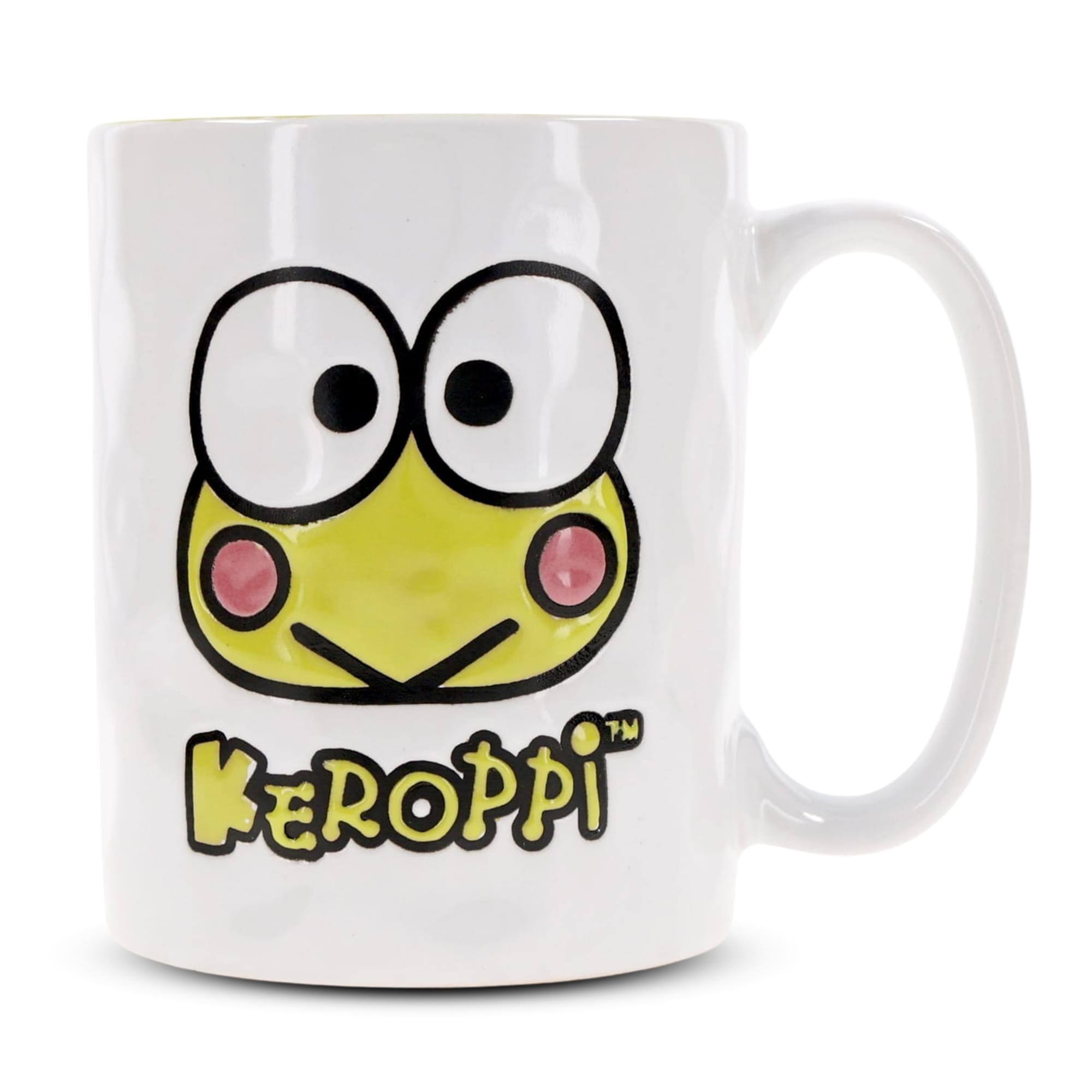 Silver Buffalo - Sanrio Keroppi Face Wax-Resist Ceramic Pottery Mug | Holds 17 Ounces - White price history on PriceWatchPro