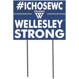Jardine - Wellesley 18" x 24" Yard Sign - Blue